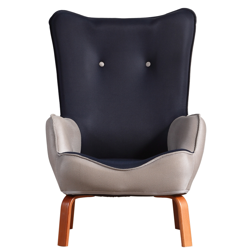 Modern High Wingback Fabric Upholstered Living Room Accent Chair
