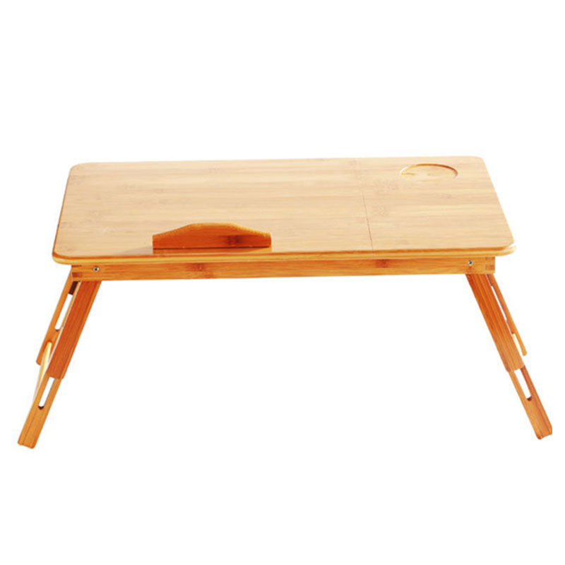 Foldable Portable Bamboo Computer Stand Laptop Desk With/Without Fan Tea Serving Bed Dining Table Laptop Notebook Table