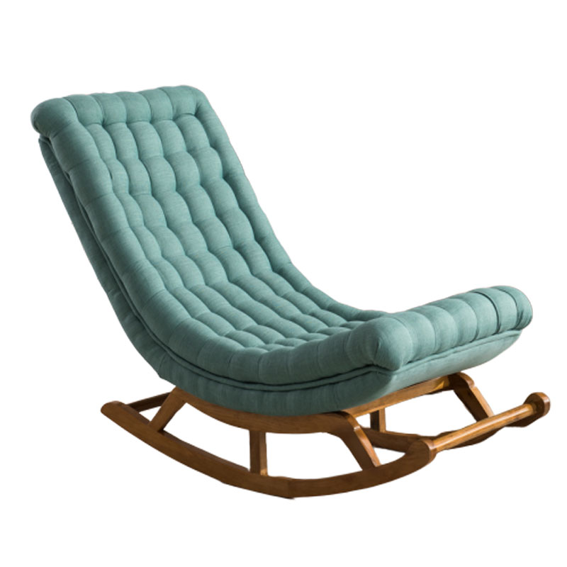 Nordic Simple Rocking Chair Recliner Pregnant Women Chair Lazy Couch Single Balcony Nap Sway Chair Rocking Chair